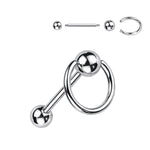 14G Door Knocker Tongue Ring