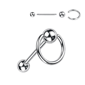 14G Door Knocker Tongue Ring
