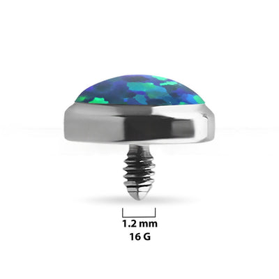 14G Internal Threaded Opal Anchor Dermal Top Replacement Parts