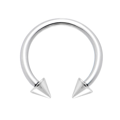 14G Steel Spike Circular Barbells