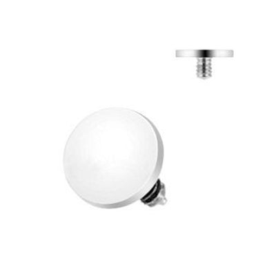 4mm Flat Disc Dermal Anchor Tops