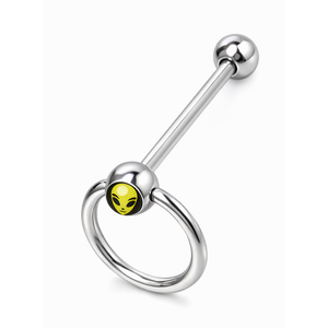 Alien Logo Tongue Barbells