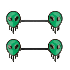 Aliens Nipple Barbell
