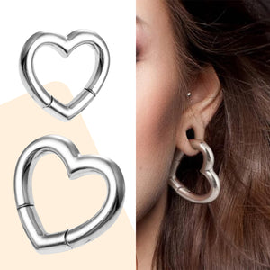 Clicker Heart Ear Weights