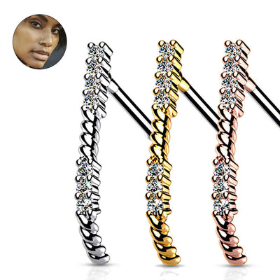 Crawlers Nose Studs Bone