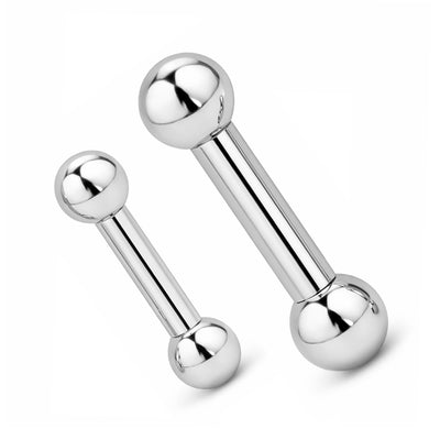 Externally Threaded Steel Straight Barbells