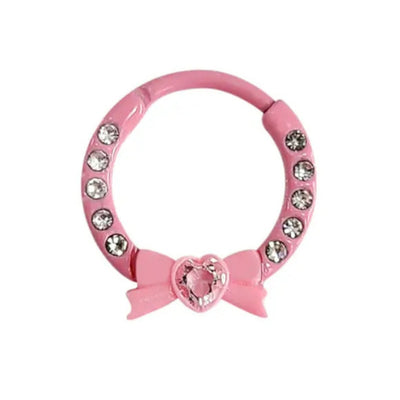 Heart CZ Segment Ring