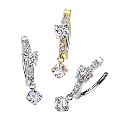 Hinged Hoop Belly Ring