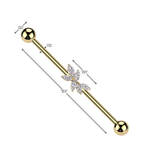 Industrial Barbells Scaffold Piercing Jewelry