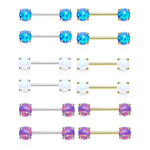 Opal Nipple Barbells