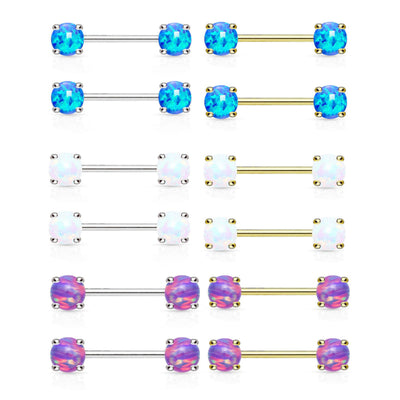 Opal Nipple Barbells