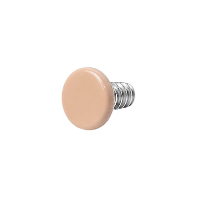 Pale Beige Disk Dermal Top