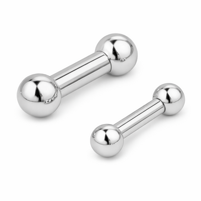 Prince Albert Heavy Gauge Straight Barbells PA Rings Genital Piercing Jewelry