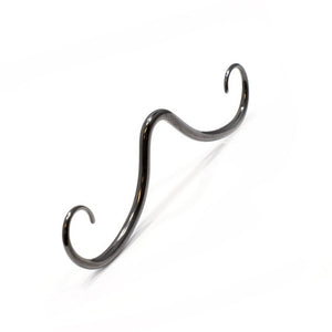 PVD Black Mustache Septum Rings