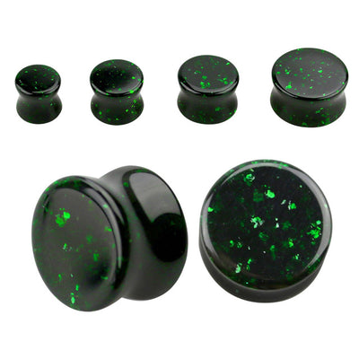 Sand Stone Double Flare Ear Gauges