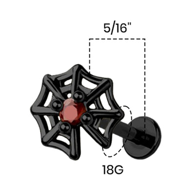Spider Web Flat Back Stud