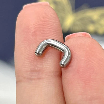 Staple Nose Rings Septum Piercings Jewelry