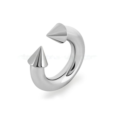 Steel Spike Circular Barbells