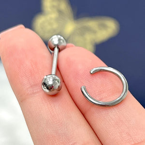 Surgical Steel Door Knocker Tongue Barbells