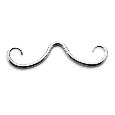 Surgical Steel Mustache Septum Rings