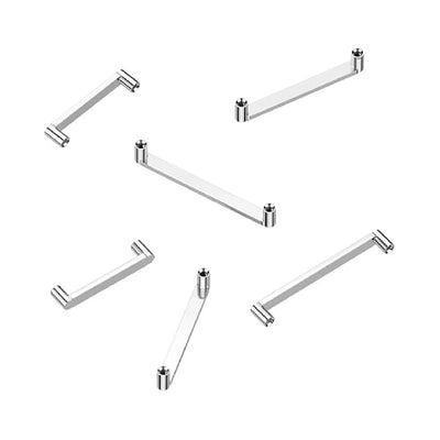 Titanium Flat Staple Barbells Surface Piercings