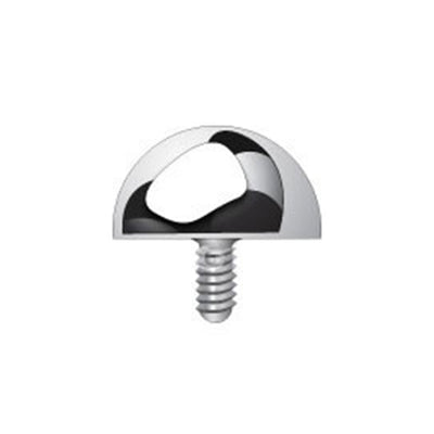 Titanium Half Ball Dermal Anchor Tops