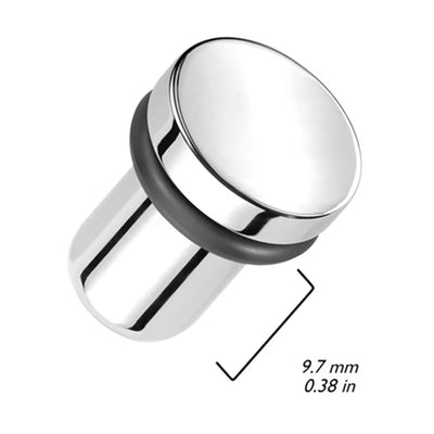 Titanium Single Flare Ear Gauges Plugs