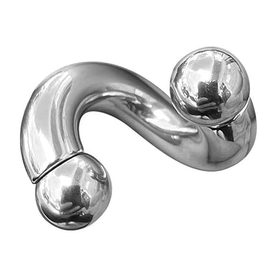 Twist Spiral Barbells Pa Rings Large Gauges Piercing